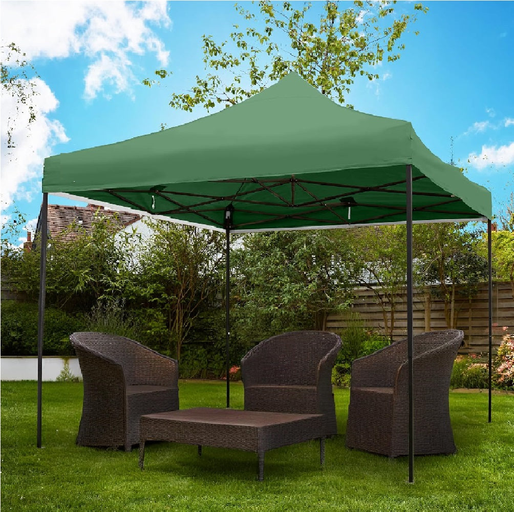 Gazebo Pieghevole A Fisarmonica 3x2m Impermeabile - Mini-Ignys, Bianco O Verde - Foto 8