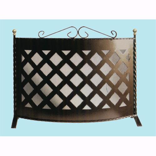 Parascintille Per Camino In Ferro Battuto Nero 70x50cm - Decorativo E Sicuro - Foto 7