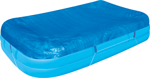 Telo Copertura Per Piscina Gonfiabile Achtform - 5,25x3,20 M - PVC Rinforzato 1360 G/m² - Grigio RAL7037