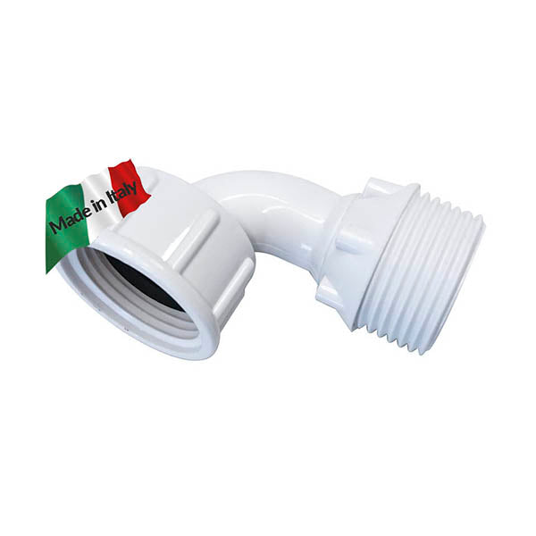 Raccordo A Gomito 90° Per Tubo PC Water Cooling – Adattatore Girevole 360° Con Filetto G1/4, Ottone Cromato, Antiperdita (Argento)
