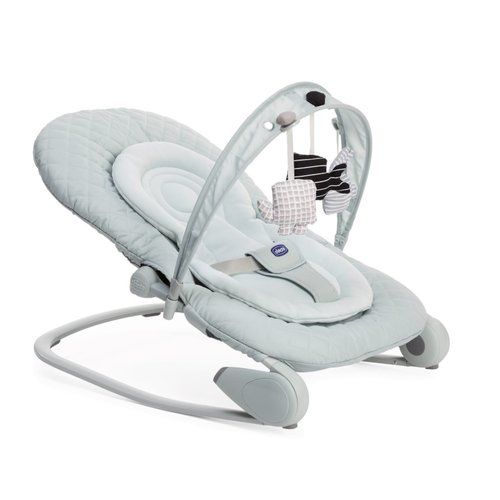 Chicco Relax & Play - Sdraietta Automatica Regolabile Con Dondolo E Musica, Grigio - Foto 4