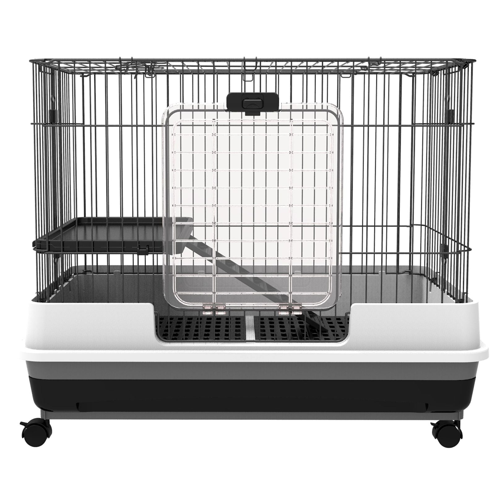 Gabbia Per Conigli E Porcellini D'India - 81x53x70 Cm Con Vassoio Estraibile - Foto 3