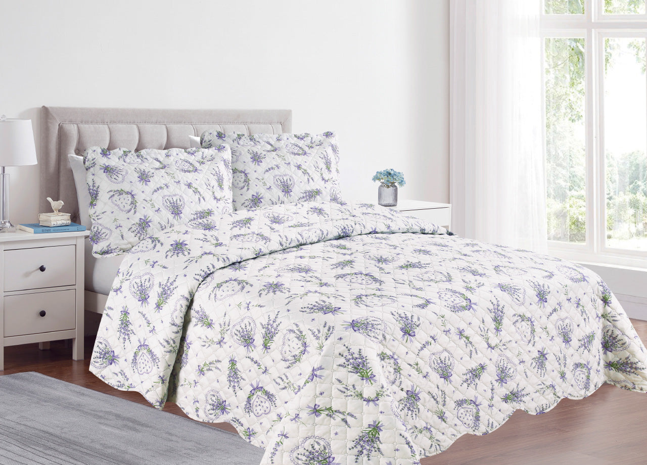 Copriletto Estivo Trapuntato - Microfibra, Motivo Gatti, 100 Gr/mq, Singolo - Foto 4