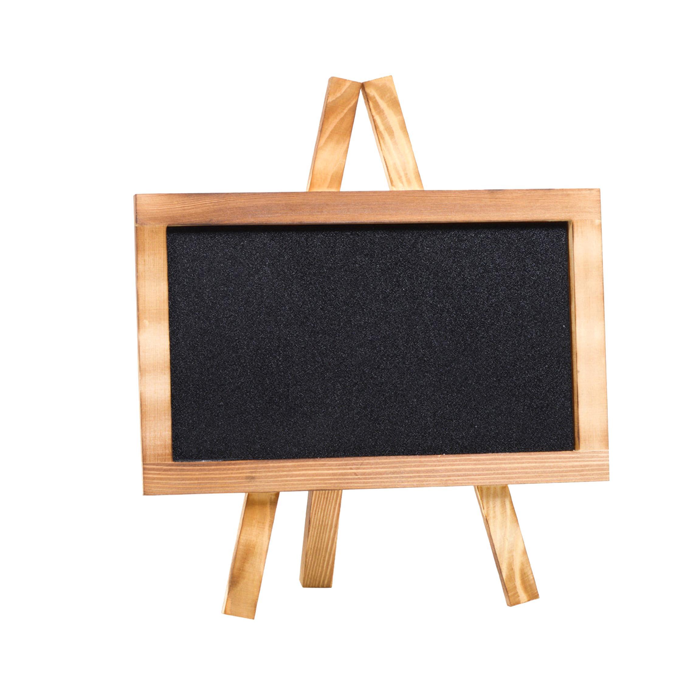 Lavagnette Segnaposto 2 In 1 Con Base Legno - 6 Pezzi 23x17cm Per Ristoranti, Feste E Negozi - Foto 4