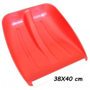 Pala Da Neve In Polipropilene Resistente - 37x45cm, Con Profilo In Alluminio, Multiuso Per Neve E Ghiaia - Foto 3