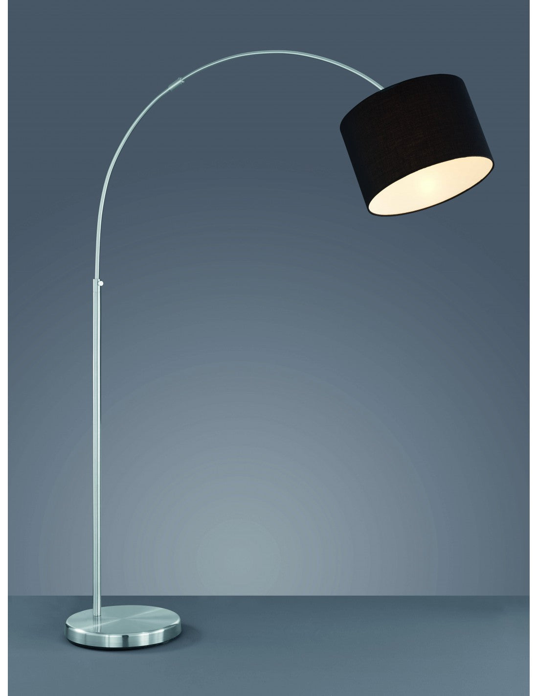 Lampada Piantana TRIO Motel: Design Moderno In Nichel Opaco Con Due Luci Separate - 6