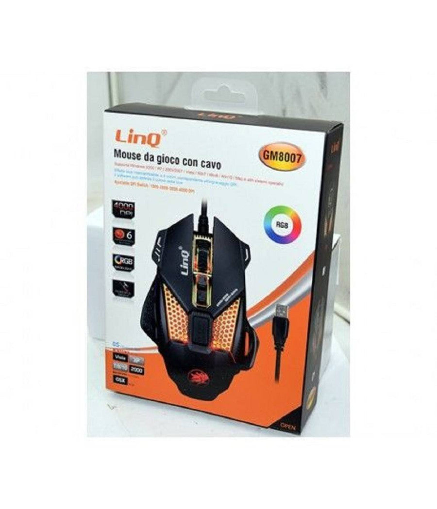 Razer Cobra - Mouse Da Gioco Cablato Leggero Chroma RGB (leggero Da 57g - Foto 6