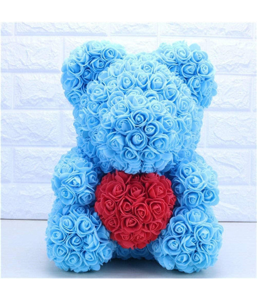 Rose Rosse Orsacchiotto Di Rose Blu Orso Rose Orsacchiotto Di Rose