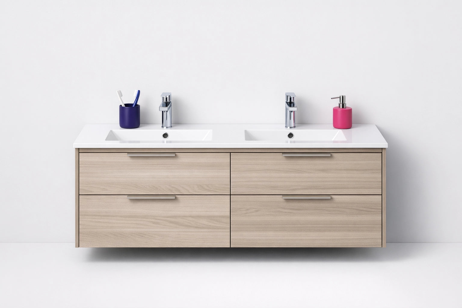 Mobili da bagno con doppio lavabo