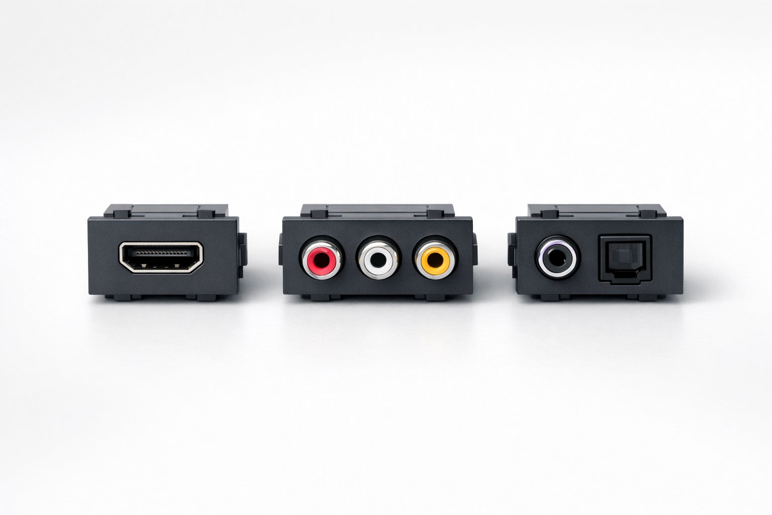 Prese componibili audio-video