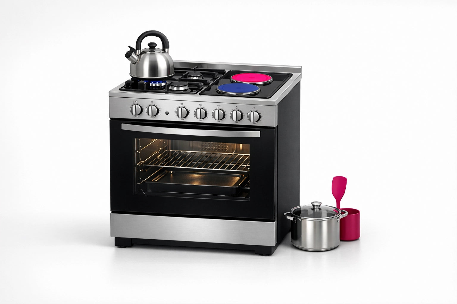 Cucina fornelli misti