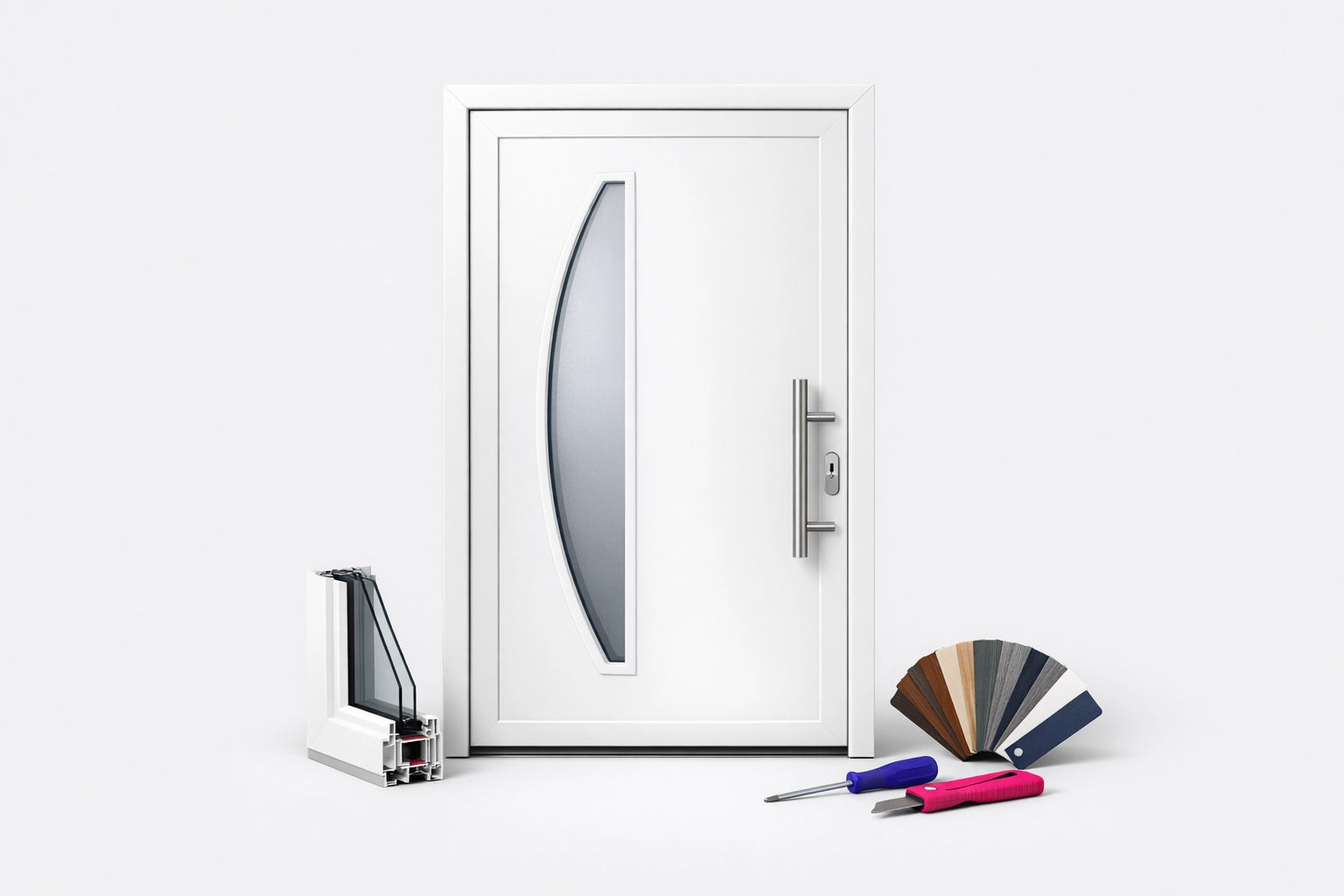 Porte d'ingresso in pvc