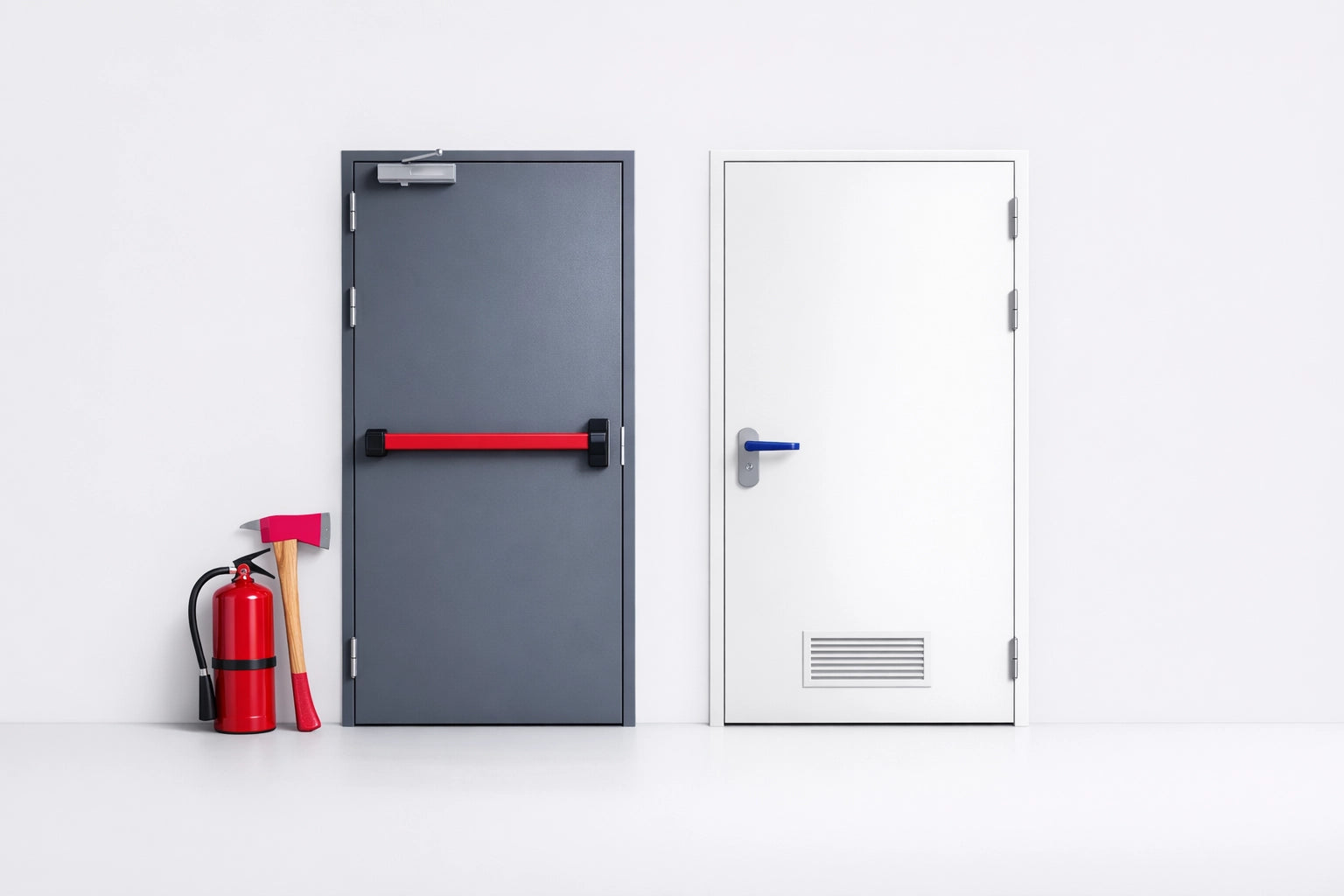 Porte tagliafuoco e porte di servizio