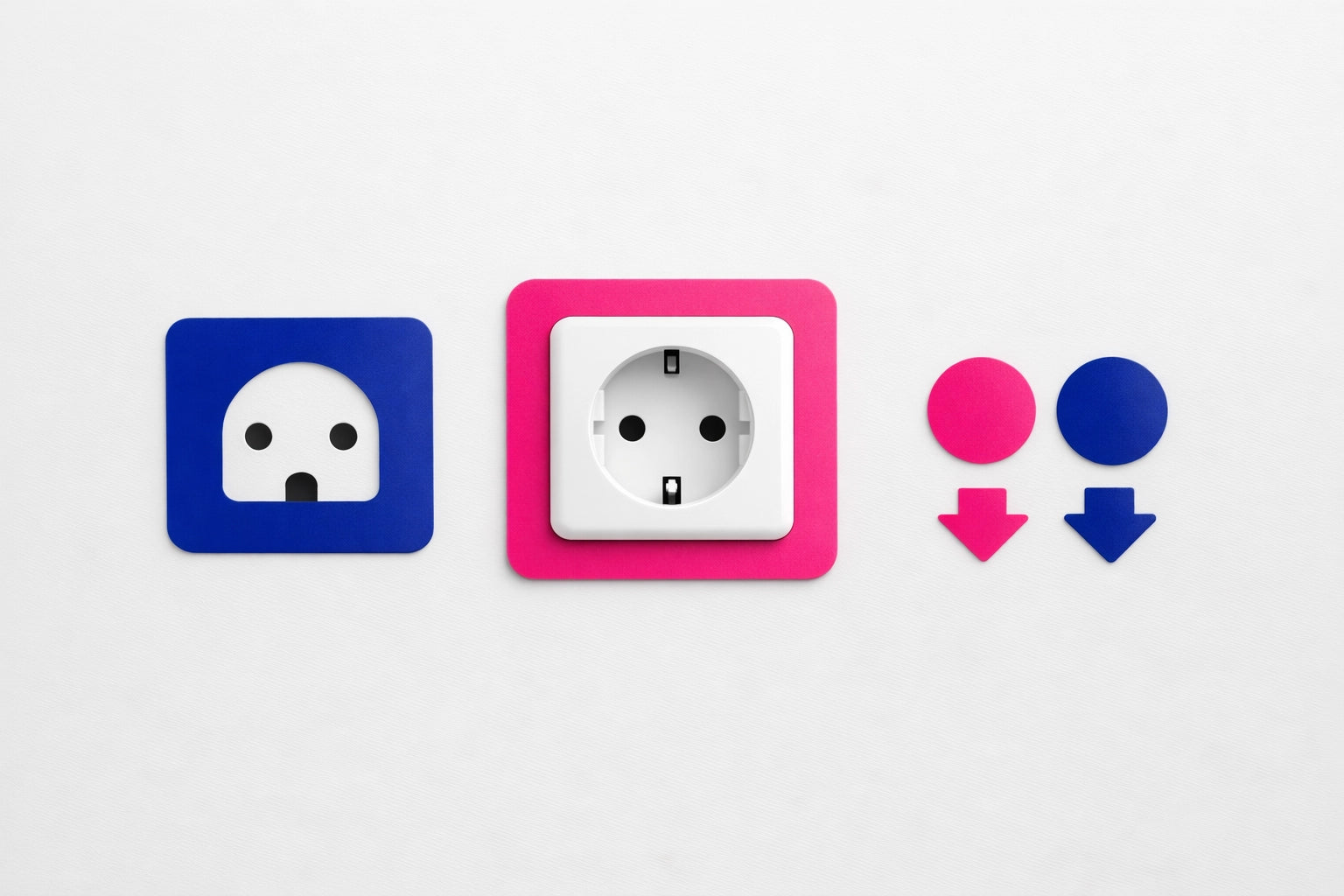 Adesivi per prese elettriche