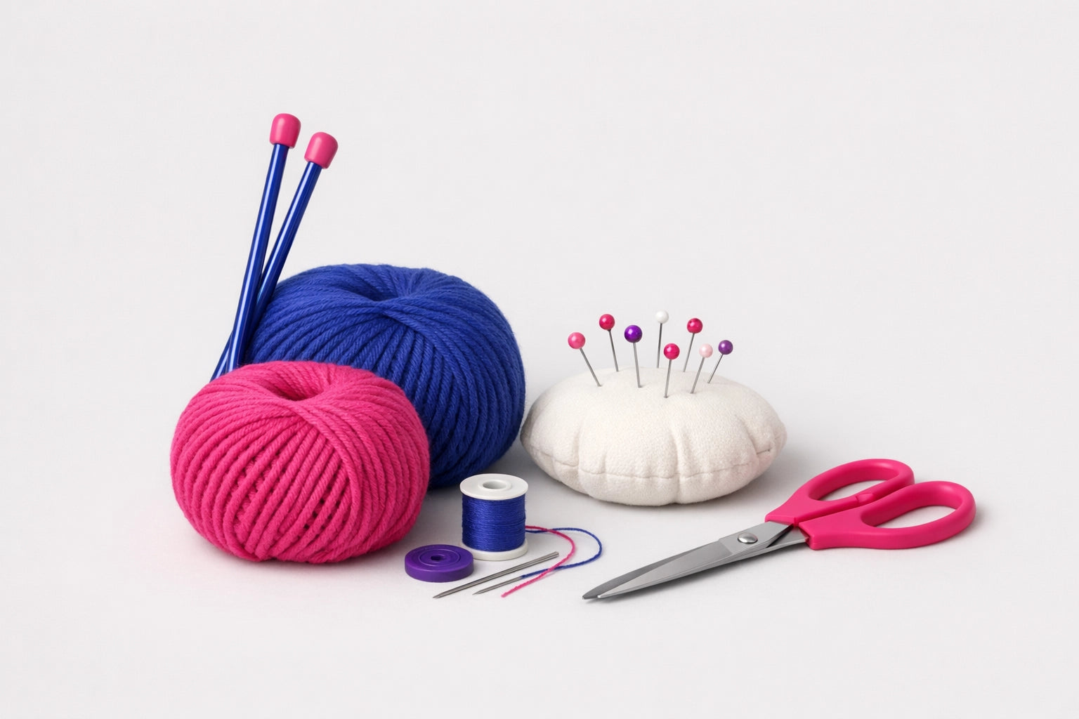 Kit per lavori a maglia e cucito