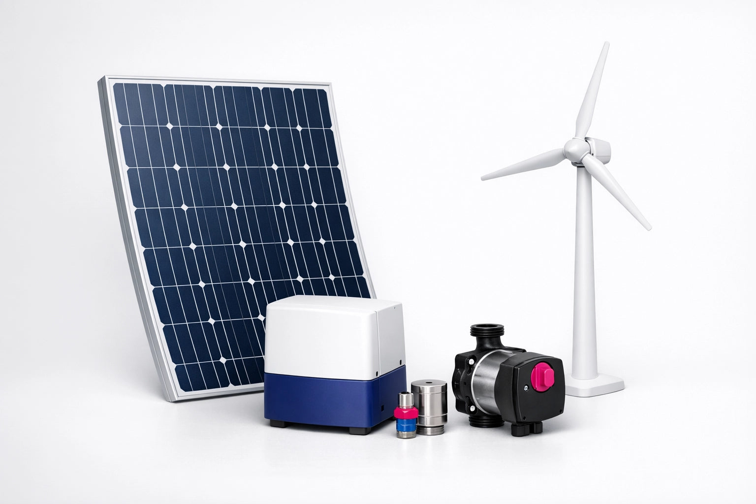 Produzione di energia solare ed eolica