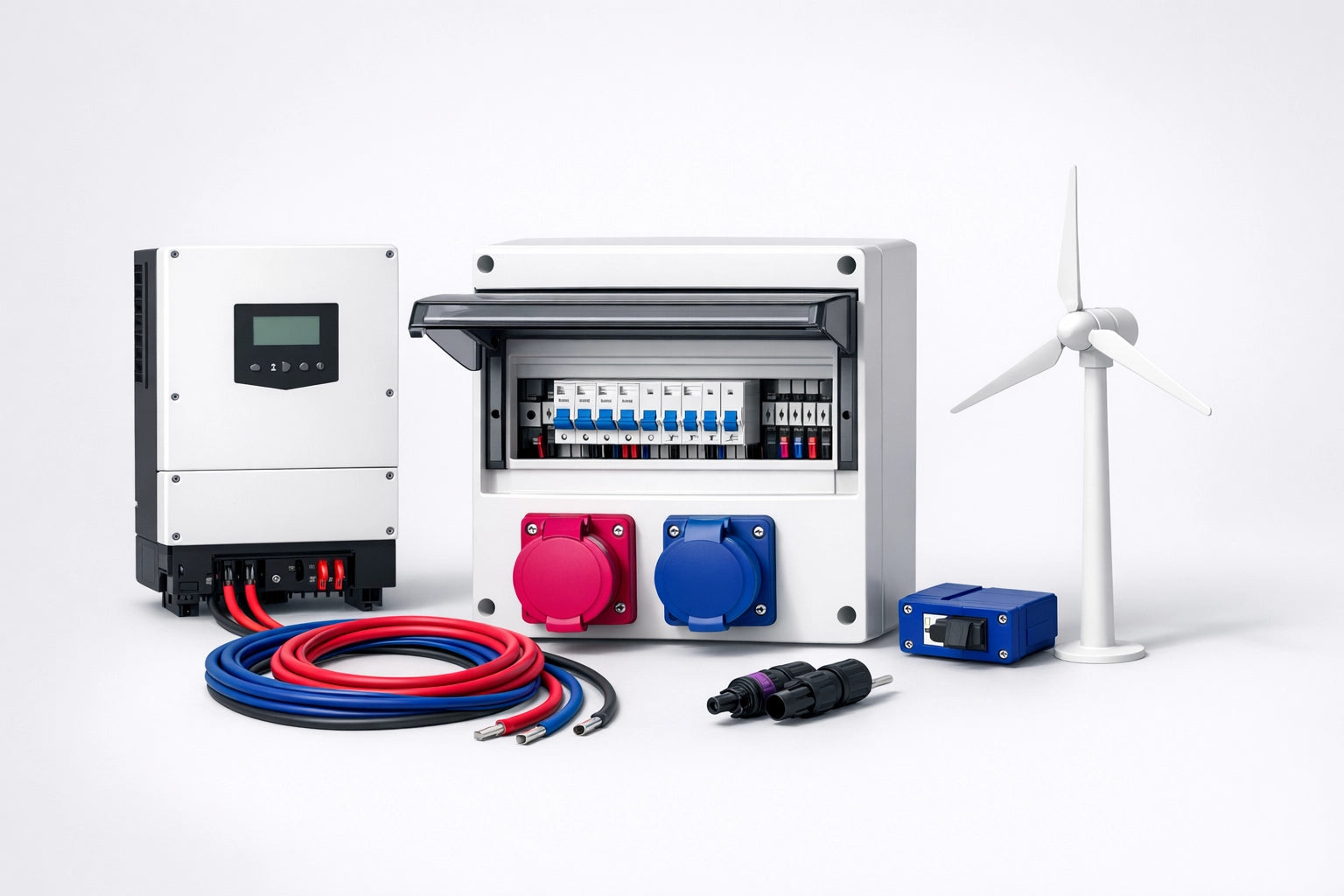 Distribuzione dell'energia solare ed eolica