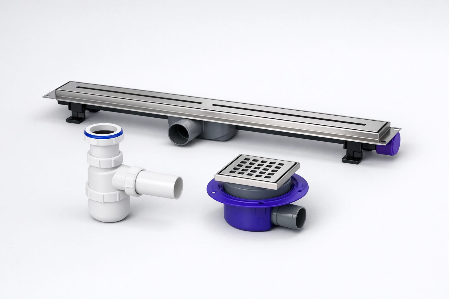 Canalette di scolo, sifoni e chiusini