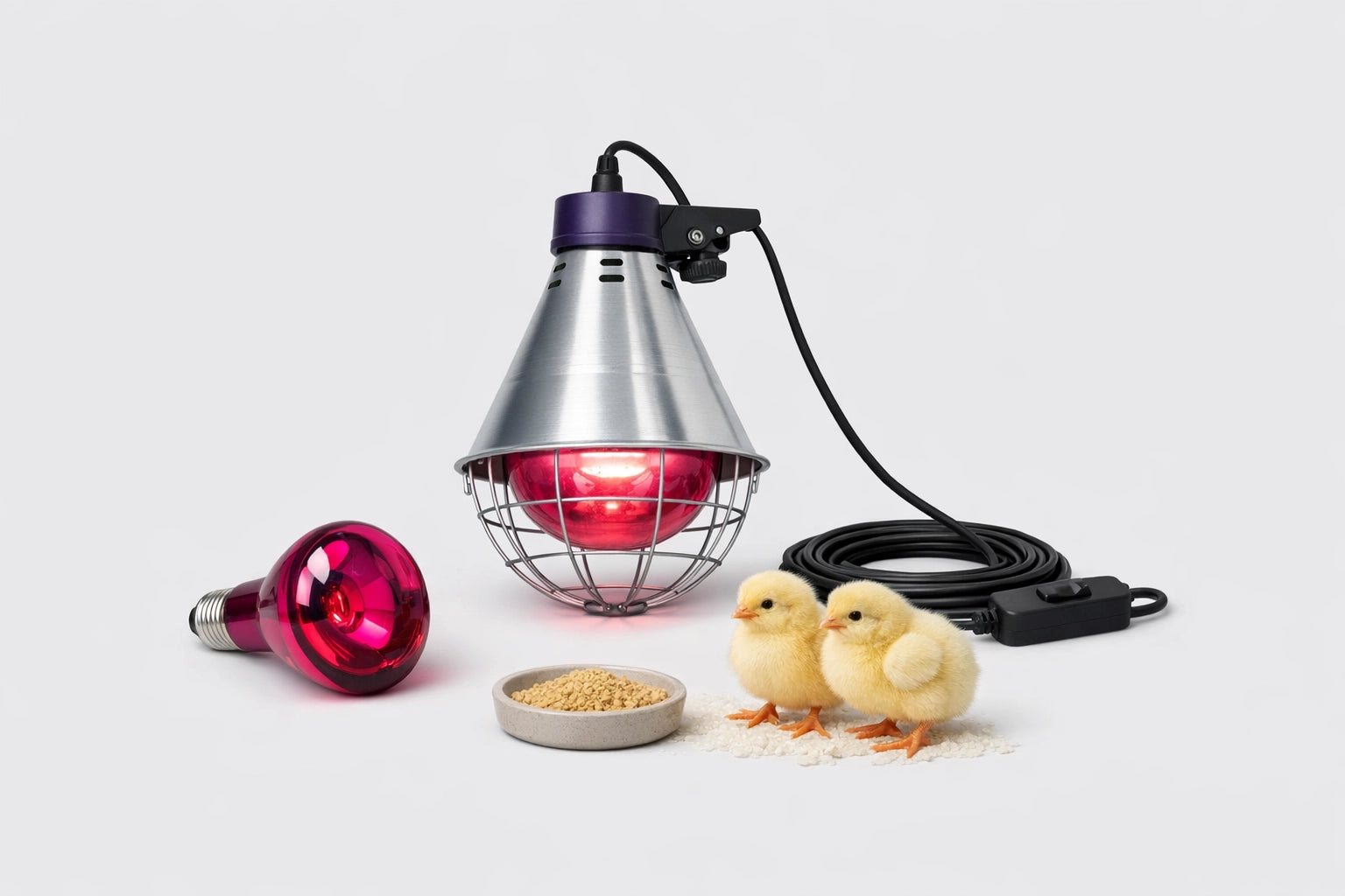 Lampade a infrarossi per pollai