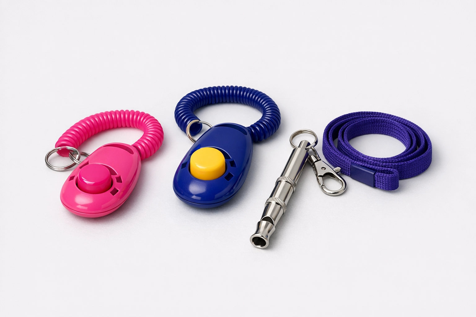 Clicker e fischietti di richiamo per cani