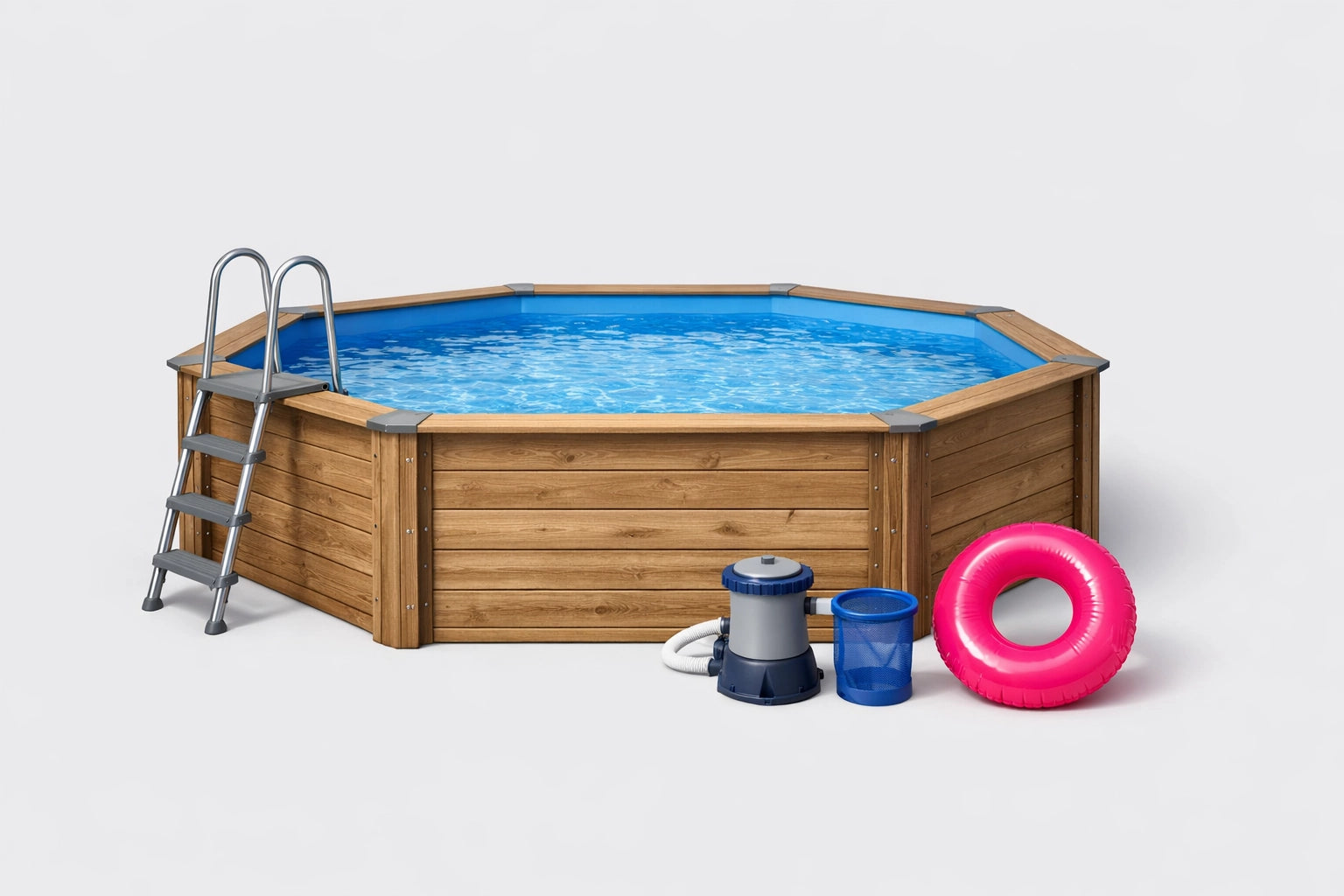 Piscine fuori terra in legno