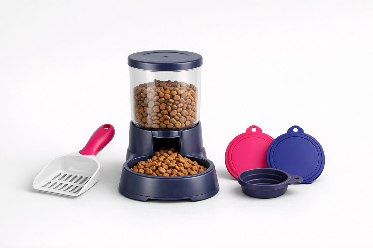 Palette, dispenser e accessori per ciotole