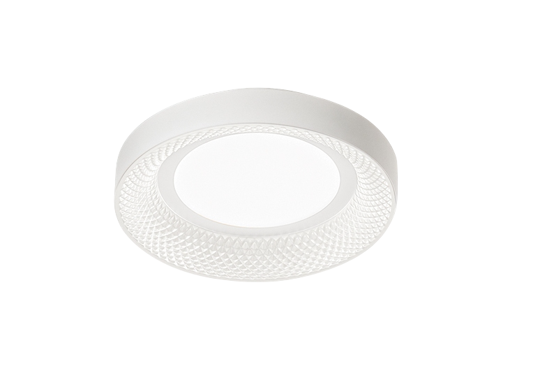 Plafoniera a led HIVE in metallo colore Bianco opaco 30W Perenz ø35cm