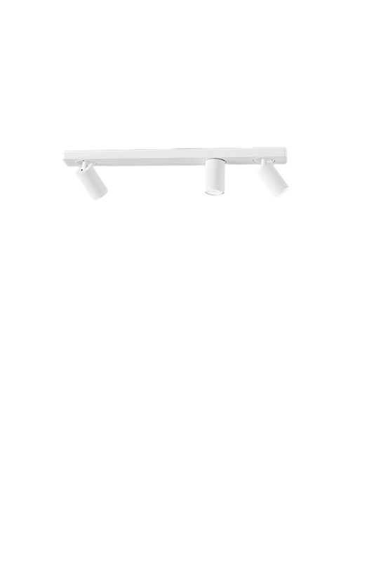 Applique a led ODDY orientabile rotonda Bianca da 3xGu10 Perenz