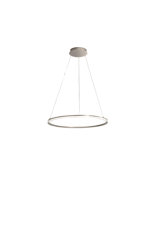 Lampadario a sospensione EDGE a led 86W Grigio Titanio Perenz