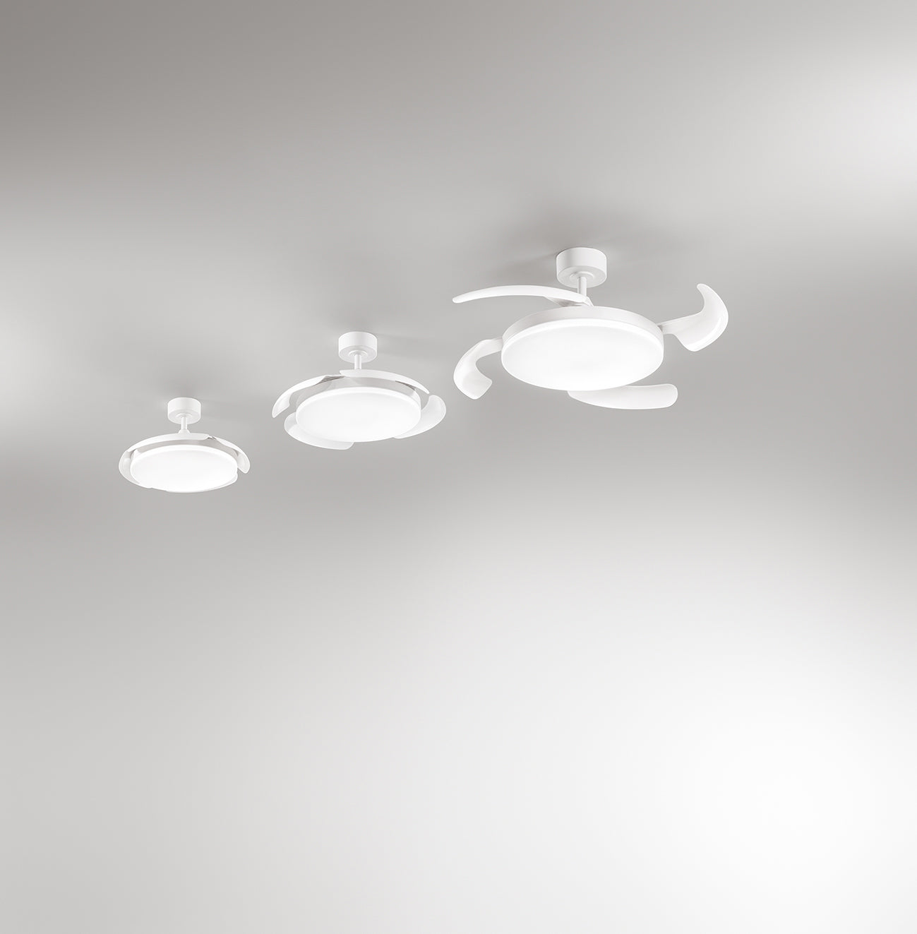 Ventilatore da Soffitto con luce Perenz 7190 B CT Bianco - Ø 106 cm, 4 Pale, 6 Velocità, Motore DC 35W, Silenzioso