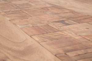 Tavolo Da Pranzo Mumbai Cm 175X90X77 - Lunghezza Totale 175 (Legno di Acacia Nicolitica)