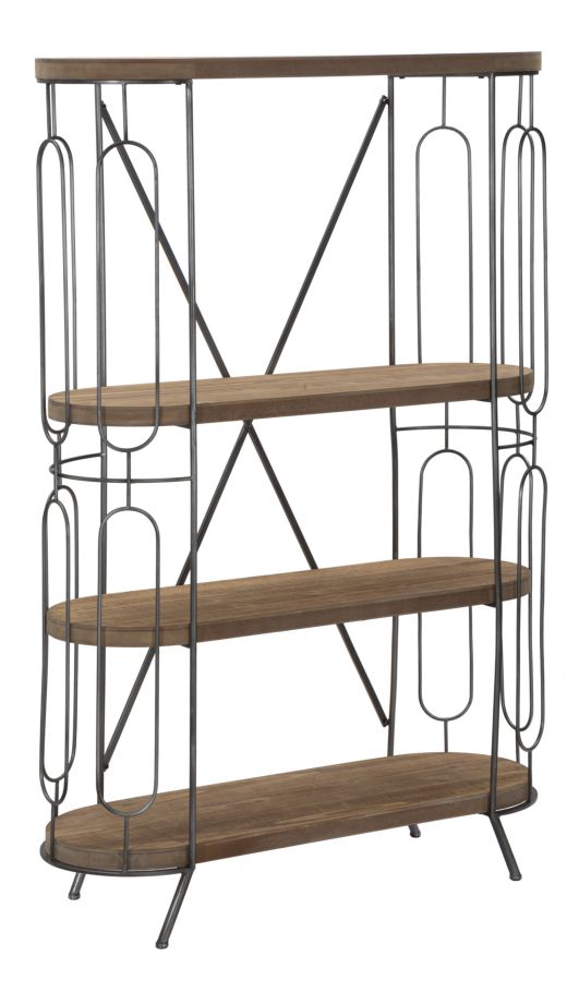 Libreria in metallo multicolore con 3 ripiani cm 100x38x150,5