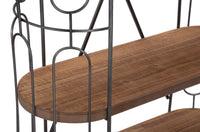 Libreria in metallo multicolore con 3 ripiani cm 100x38x150,5