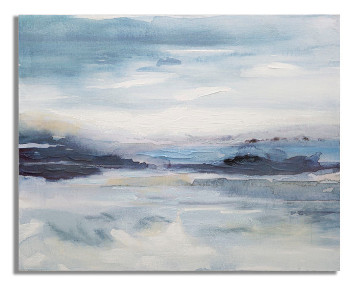 Dipinto su tela multicolore astratto cm 100x2,8x80