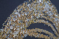 Stampa su tela con applicazioni multicolore cm 80x3,8x120