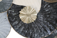 Pannello decorativo 3D in metallo multicolore cm 89,5x5x49,5