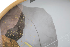 Orologio da parete in metallo multicolore Ø cm 60x6