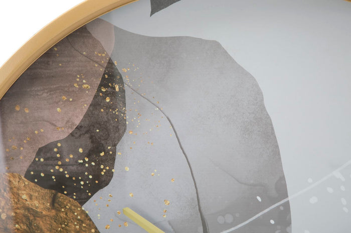 Orologio da parete in metallo multicolore Ø cm 60x6