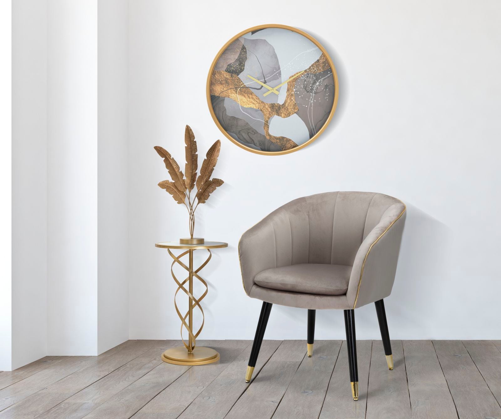 Orologio da parete in metallo multicolore Ø cm 60x6