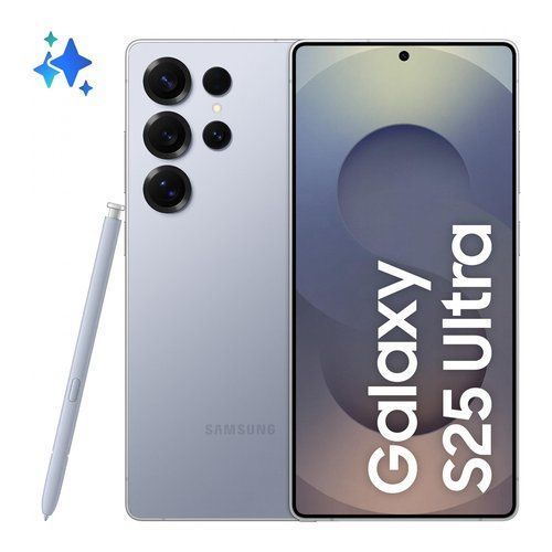 Smartphone samsung 787248 galaxy ai s25 ultra tim titanium silverblue