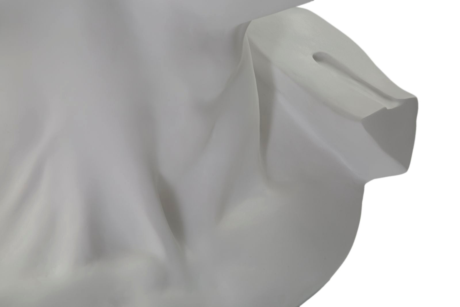 Scultura Testa Antica Bianca Cm 44X35,5X60