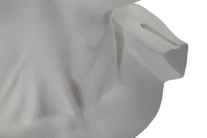 Scultura Testa Antica Bianca Cm 44X35,5X60