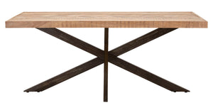 Tavolo Da Pranzo X Cm 180X90X77 (Legno Di Acacia Nicolitica)