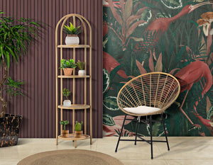 Sedia in metallo marrone e nero con cuscino cm 72x56,5x88