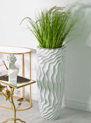 Vaso Resina Alto Cm Ø35X90