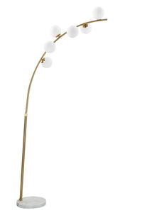 Lampada Da Terra Glamy Arc 6 Luci Cm 130X45X220-246