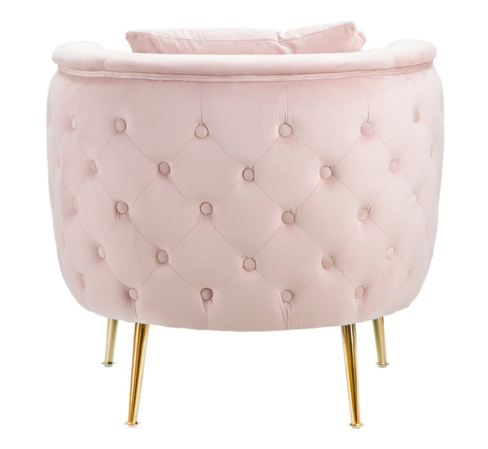 Poltrona Bucarest Rosa Cm 76X74X73