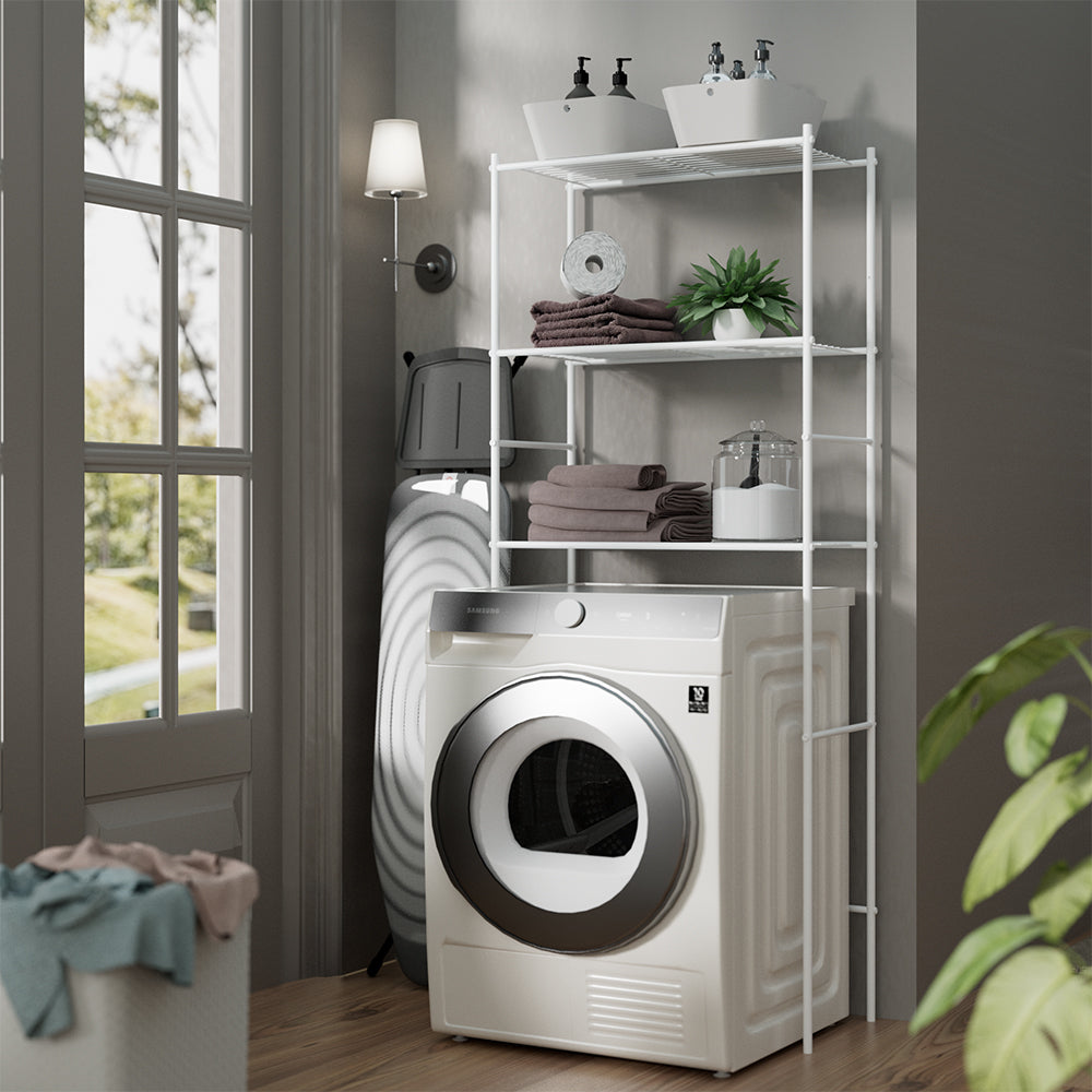 Vicco Mensola per lavatrice Bianco 66 x 162 cm