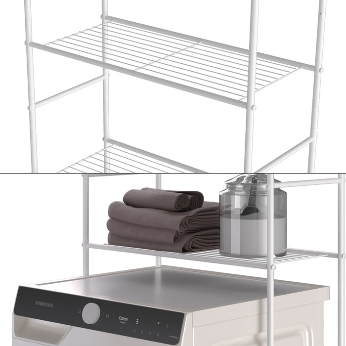 Vicco Mensola per lavatrice Bianco 66 x 162 cm