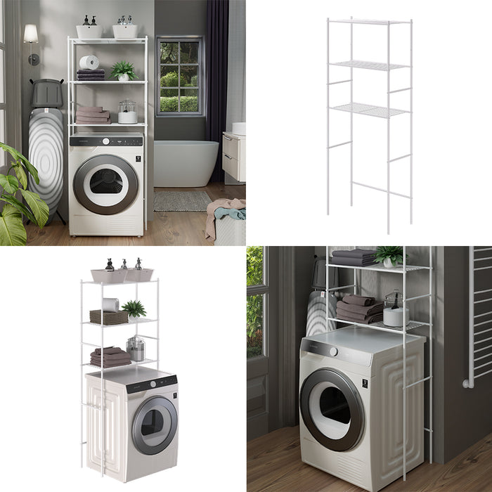 Vicco Mensola per lavatrice Bianco 66 x 162 cm